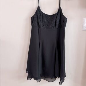 Elegant Black Lace Dress